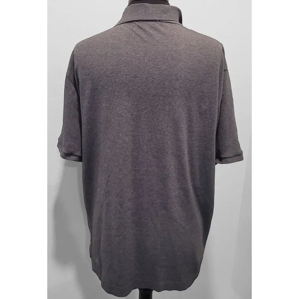Ralph Lauren Gray Heather Polo Classic Preppy Heritage XL